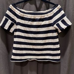 Madewell Off Shoulder Blouse Medium